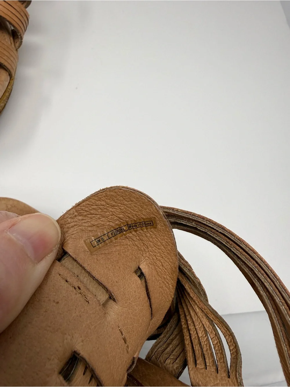 UGG Women's Brown Braided Wedge Sandals size 9